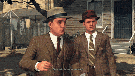 LA noire used facial capture game character animation as an important part of the gameplay