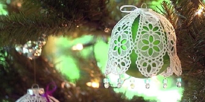 Beautiful and unusual decor of Christmas balls - the best ideas with photo 13