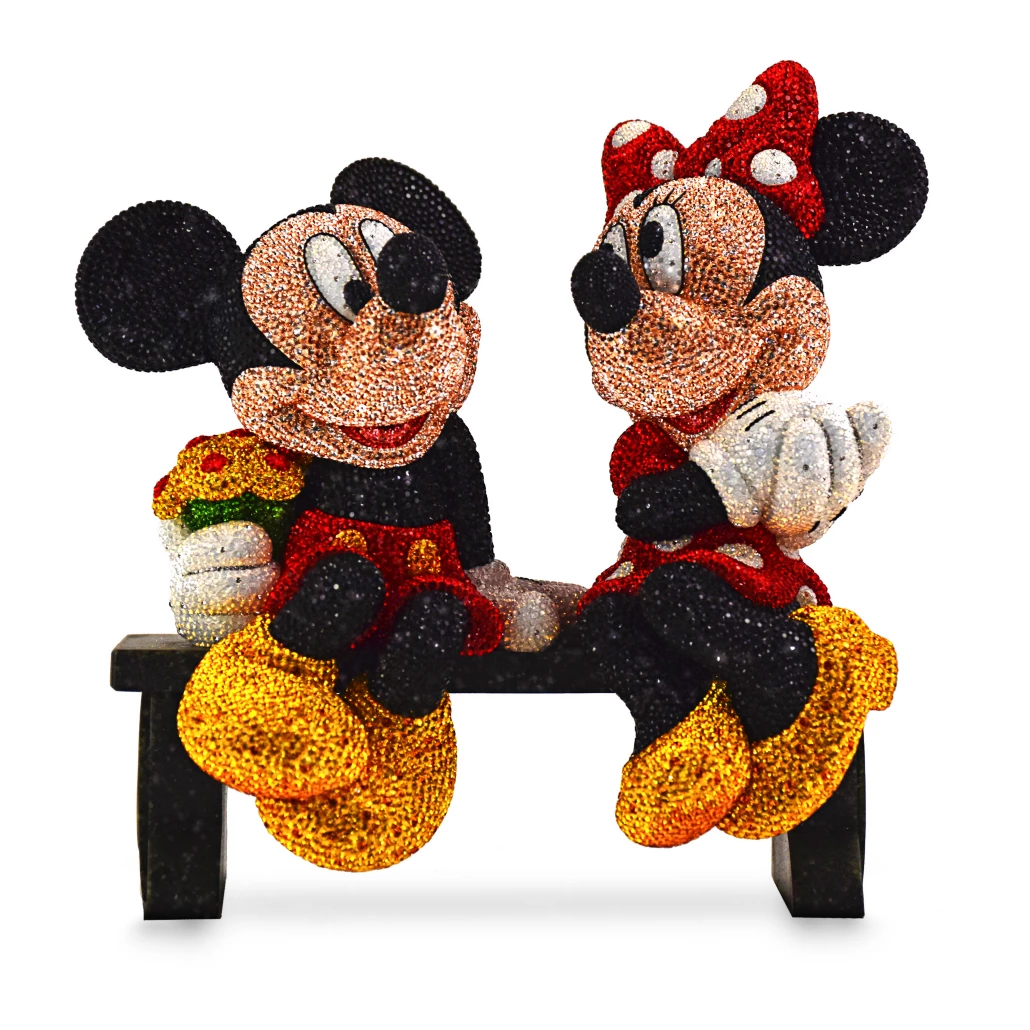 Mickey and Minnie Mouse Limited Edition Figurine by Arribas Brothers
