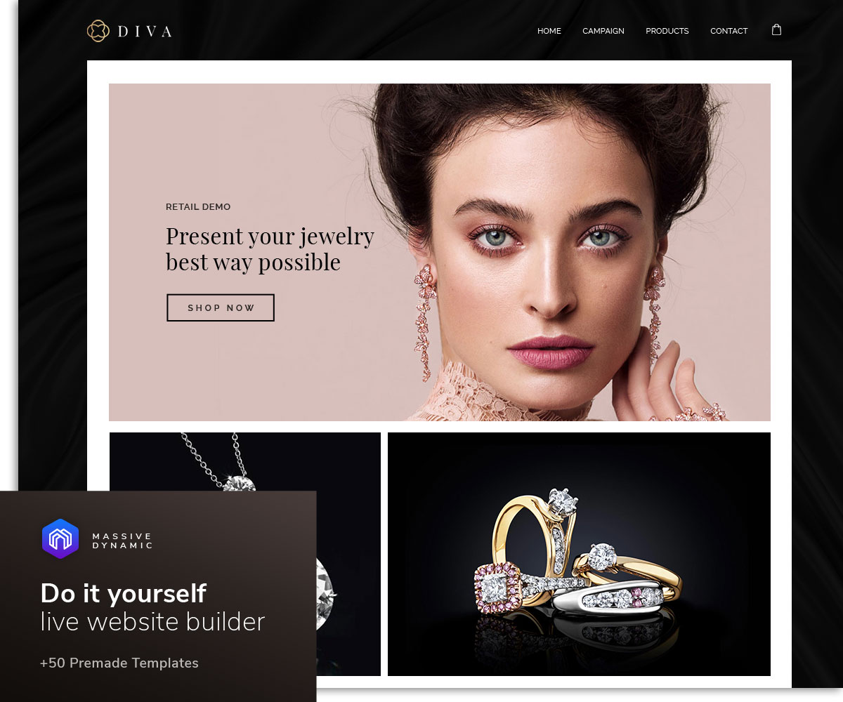temas de WordPress de joyería