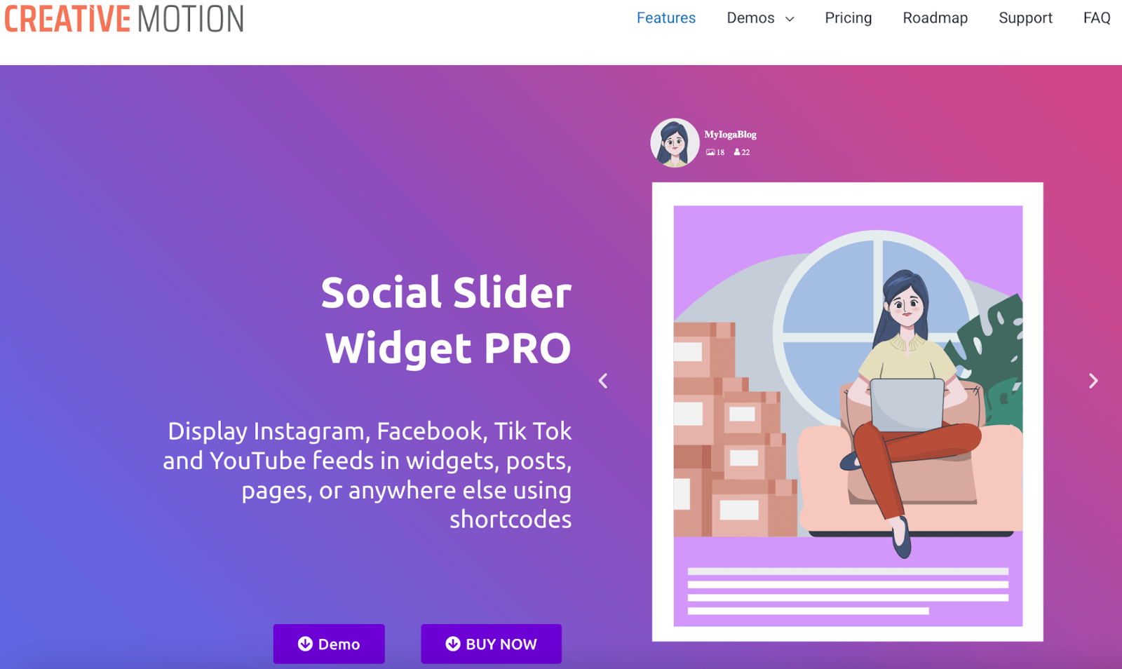 Best WordPress Instagram plugin: Social Slider Feed