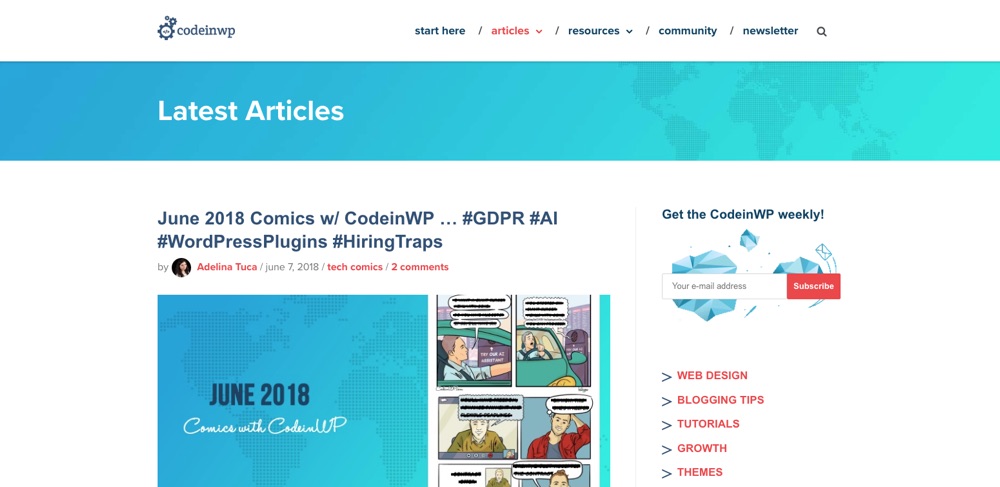 Blogs WordPress que você deve seguir - CodeInWP