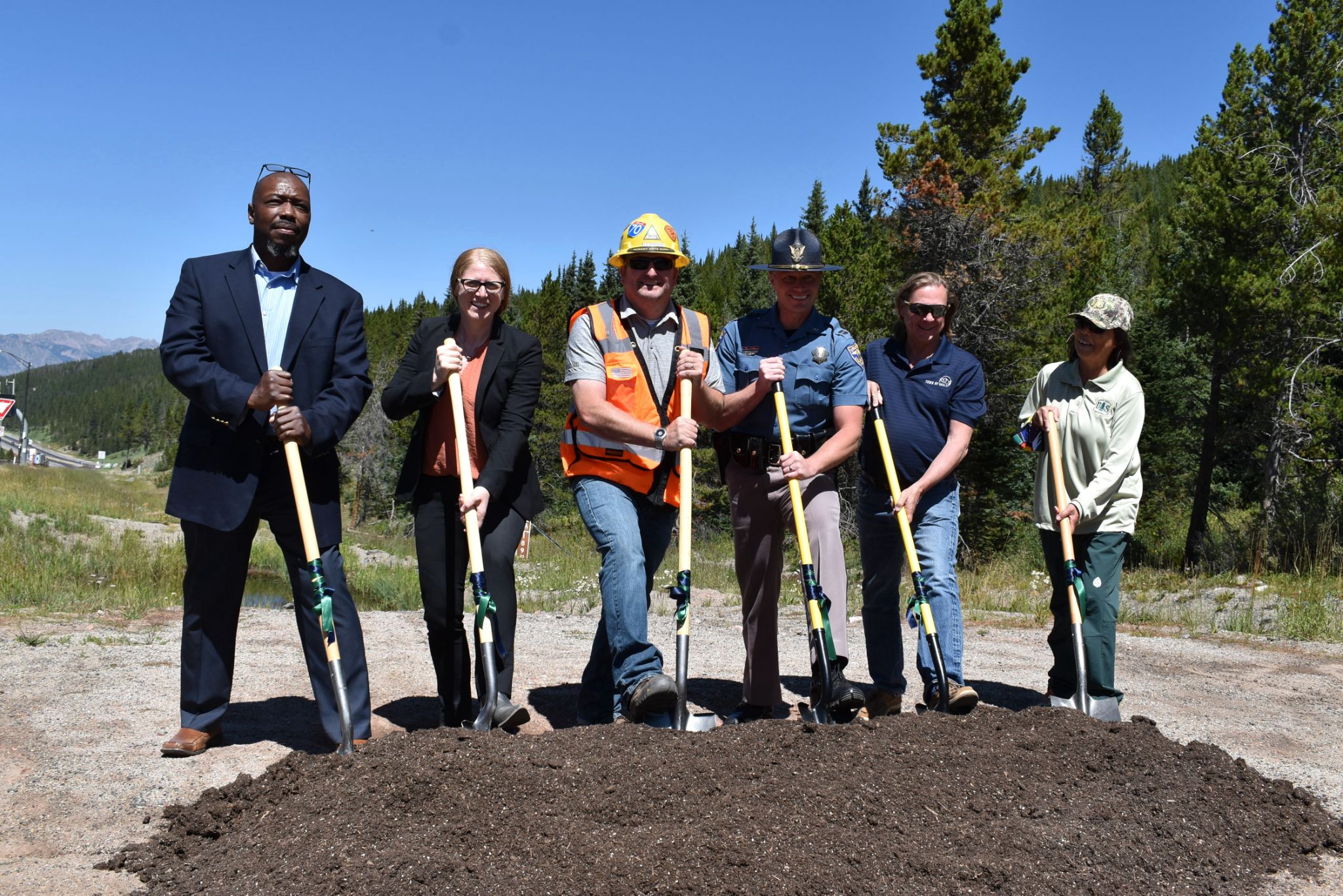 CDOT officials break ground on I-70 West Vail Pass Auxiliary Lanes project