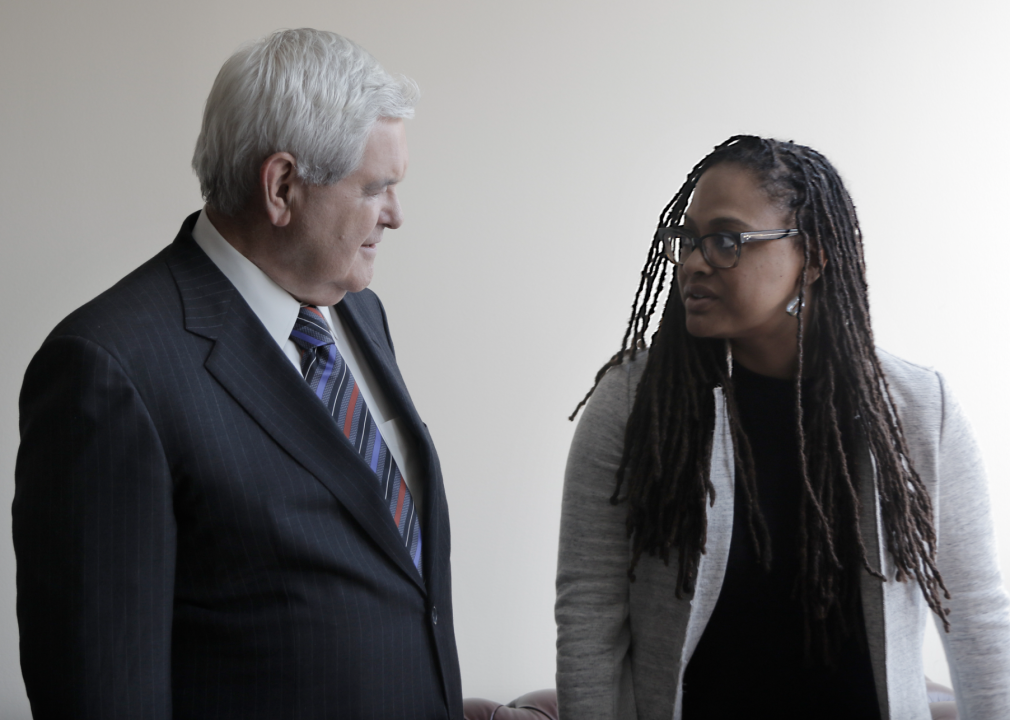 Newt Gingrich and Ava DuVernay in 13th