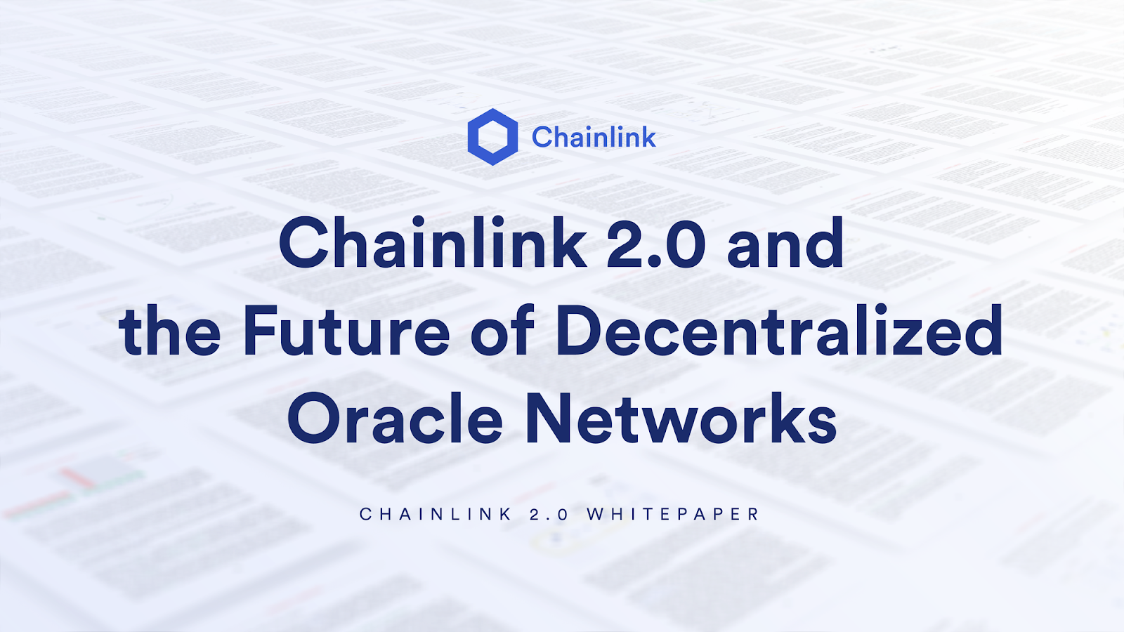The whitepaper of Chainlink 2.0 - The Future of Decentralized Oracle Networks.