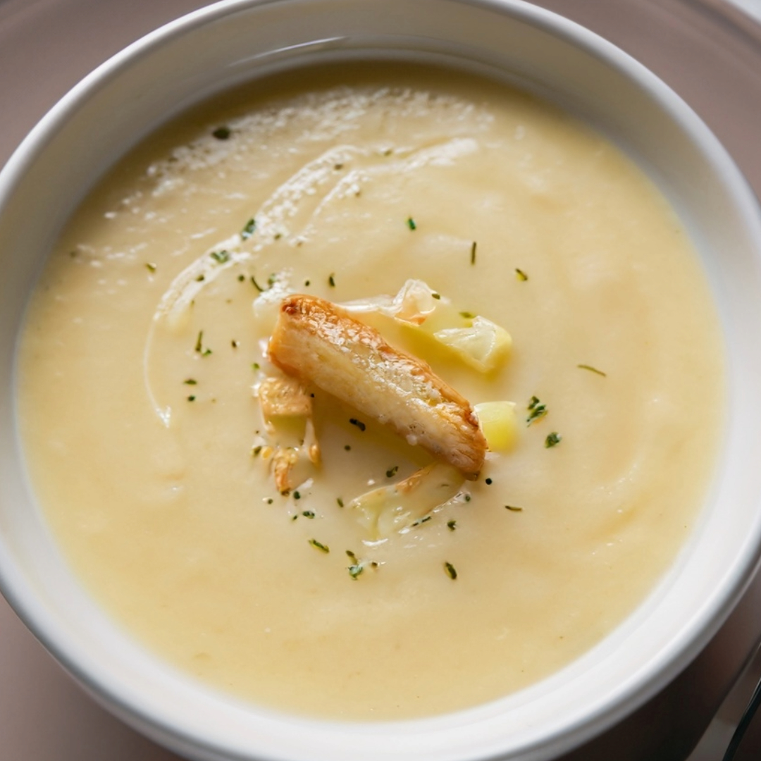 cream of garlic soup recipe