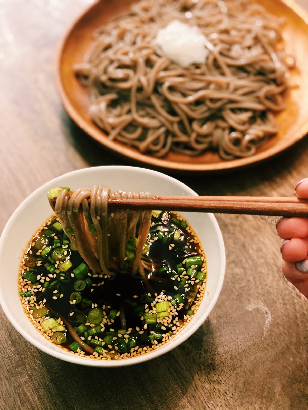 cold-soba-noodles-dipping-sauce-5-minutes-tiffy-cooks