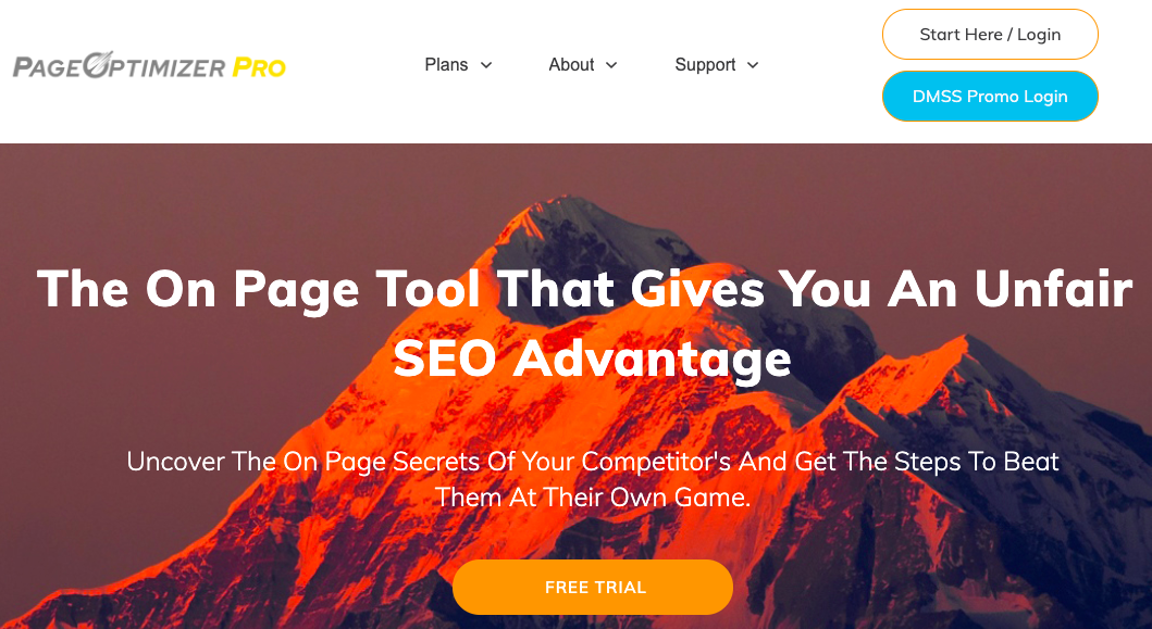 on-page SEO tool - page optimizer pro