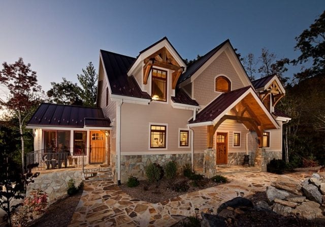 traditional timber frame home style