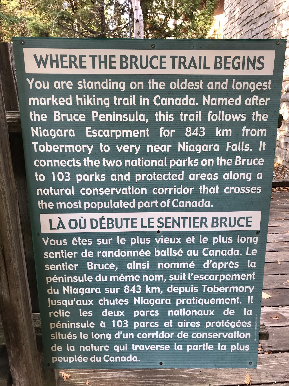 bruce trail tobermory