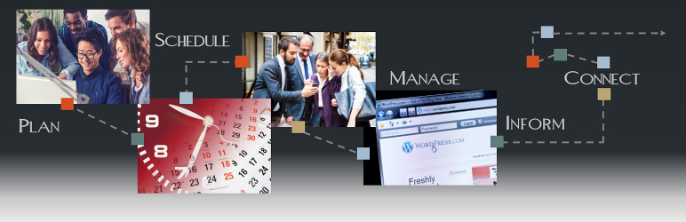 Plugin de calendário de eventos do WordPress – connectDaily