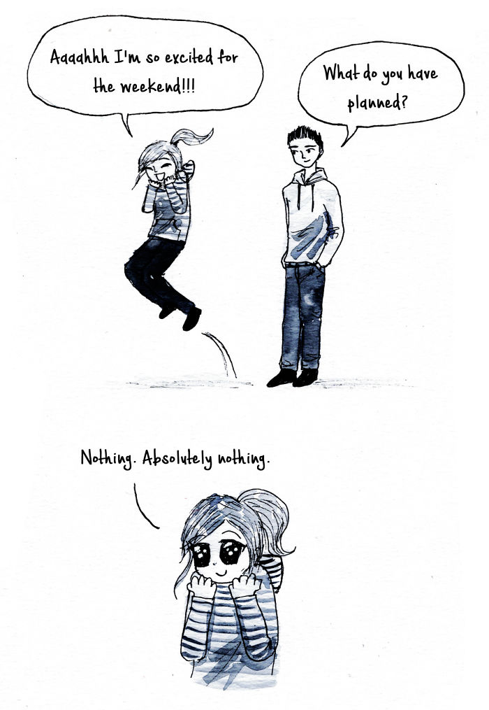 5 social anxiety comics (& their meanings)