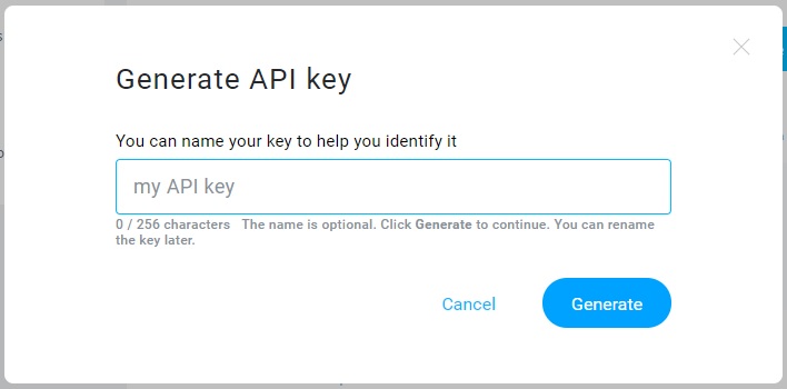 GetResponse Generate API Key