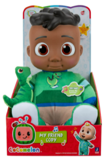 A picture containing toy, indoor, doll, close

Description automatically generated