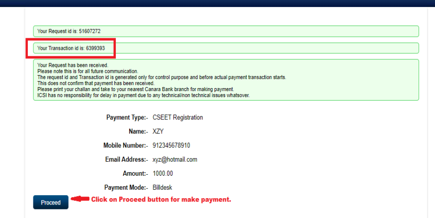 Steps for CSEET Registration