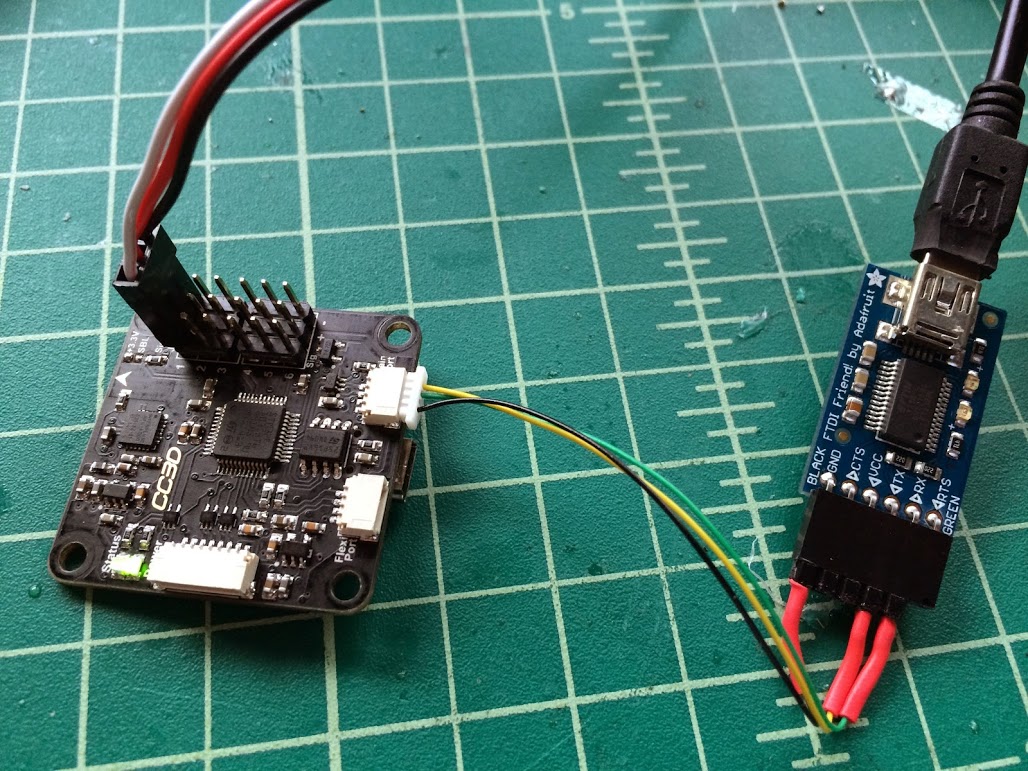 Прошиваем СС3D В Betaflight