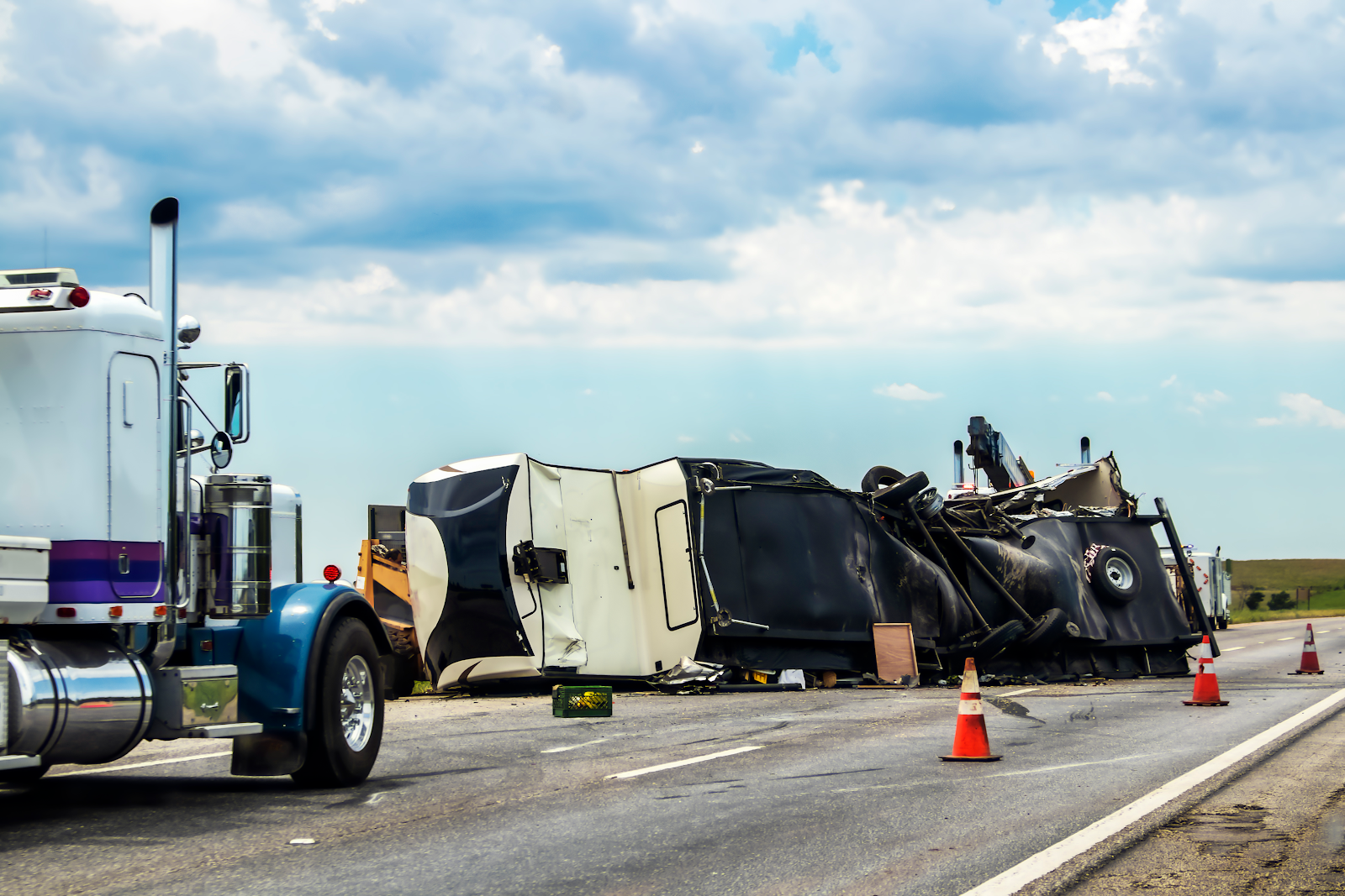 truck accident due to improperly loaded cargo