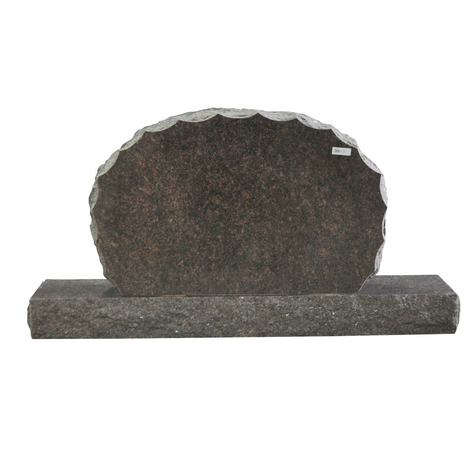 Image 1 - Headstone Monument Upright Dakota Mahogany Granite Polished Grave Marker MN-11