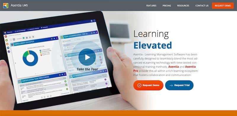 Asentia LMS - technologie d'apprentissage en ligne moderne