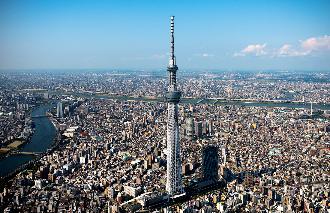 Токио с высоты птичьего полета