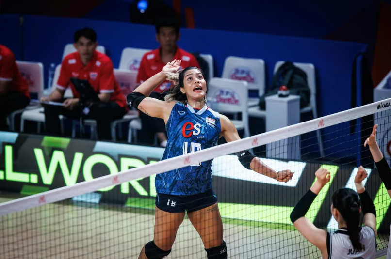 ทีมวอลเลย์บอลหญิงไทยอยู่อันดับที่เท่าไรของโลก 6