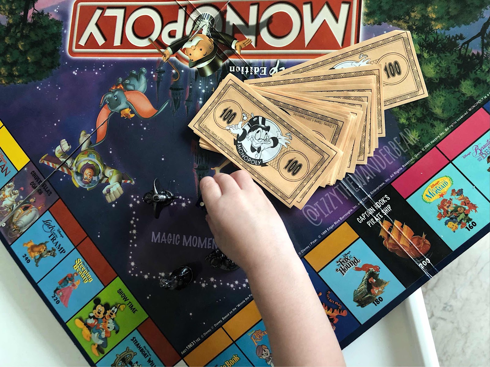 Izzy Bear & Disney Monopoly