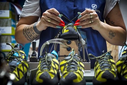 The art of making a climbing shoe by SCARPA