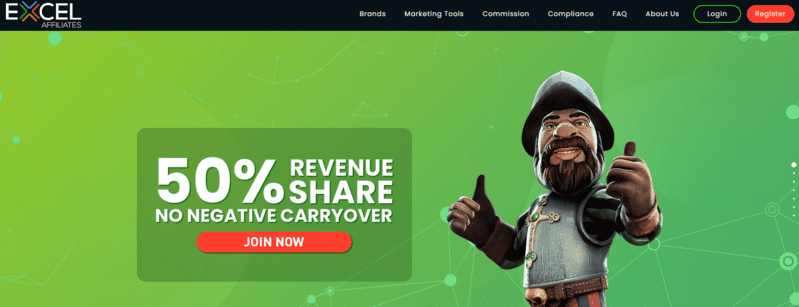 Excel affiliates program 50% rev share