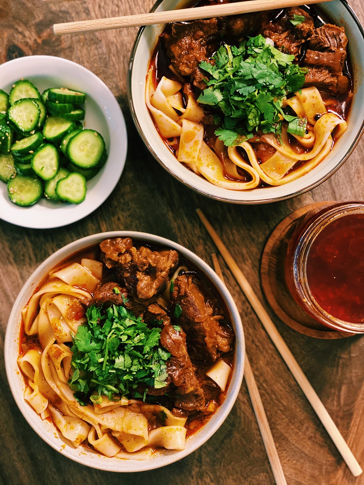 Authentic Taiwanese Beef Noodle Soup 