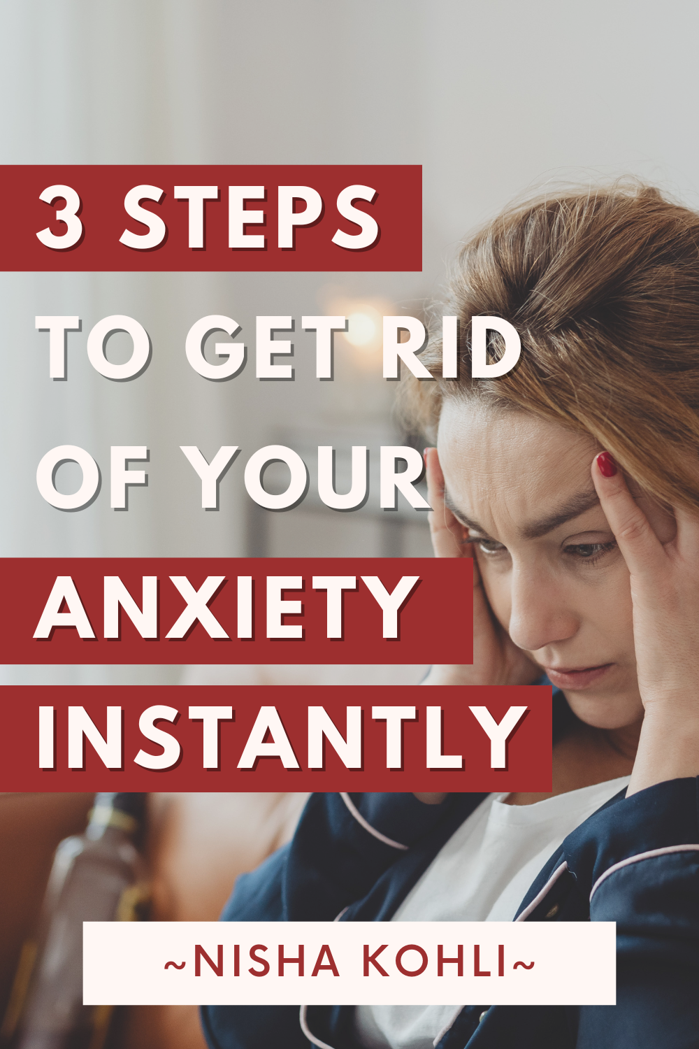 This pin is about how to get rid of anxiety