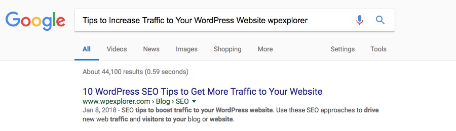 Otimize suas postagens nos SERPs para aumentar o tráfego
