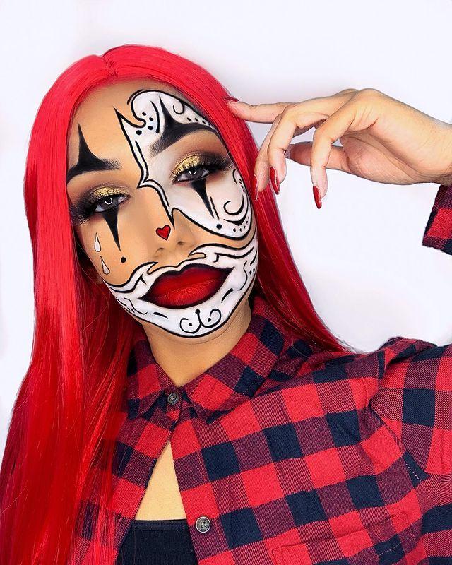 Gangster Clown Makeup
