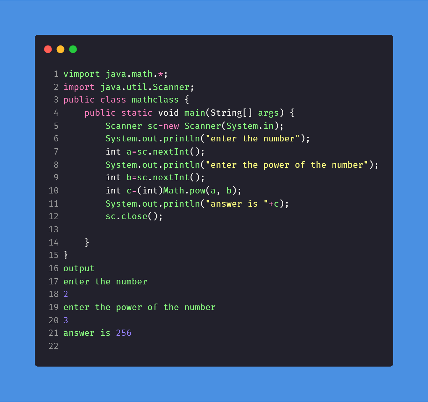 Maths And Scanner Class In Java - Pianalytix - Machine Learning