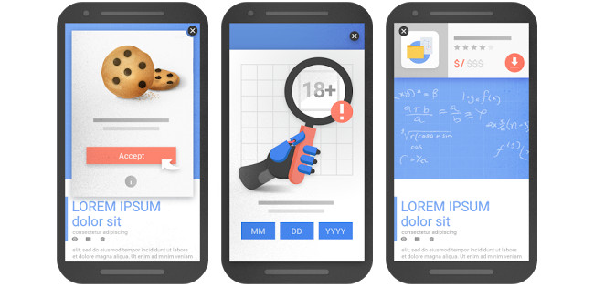 Pop-ups aceitáveis ​​não prejudicarão o SEO