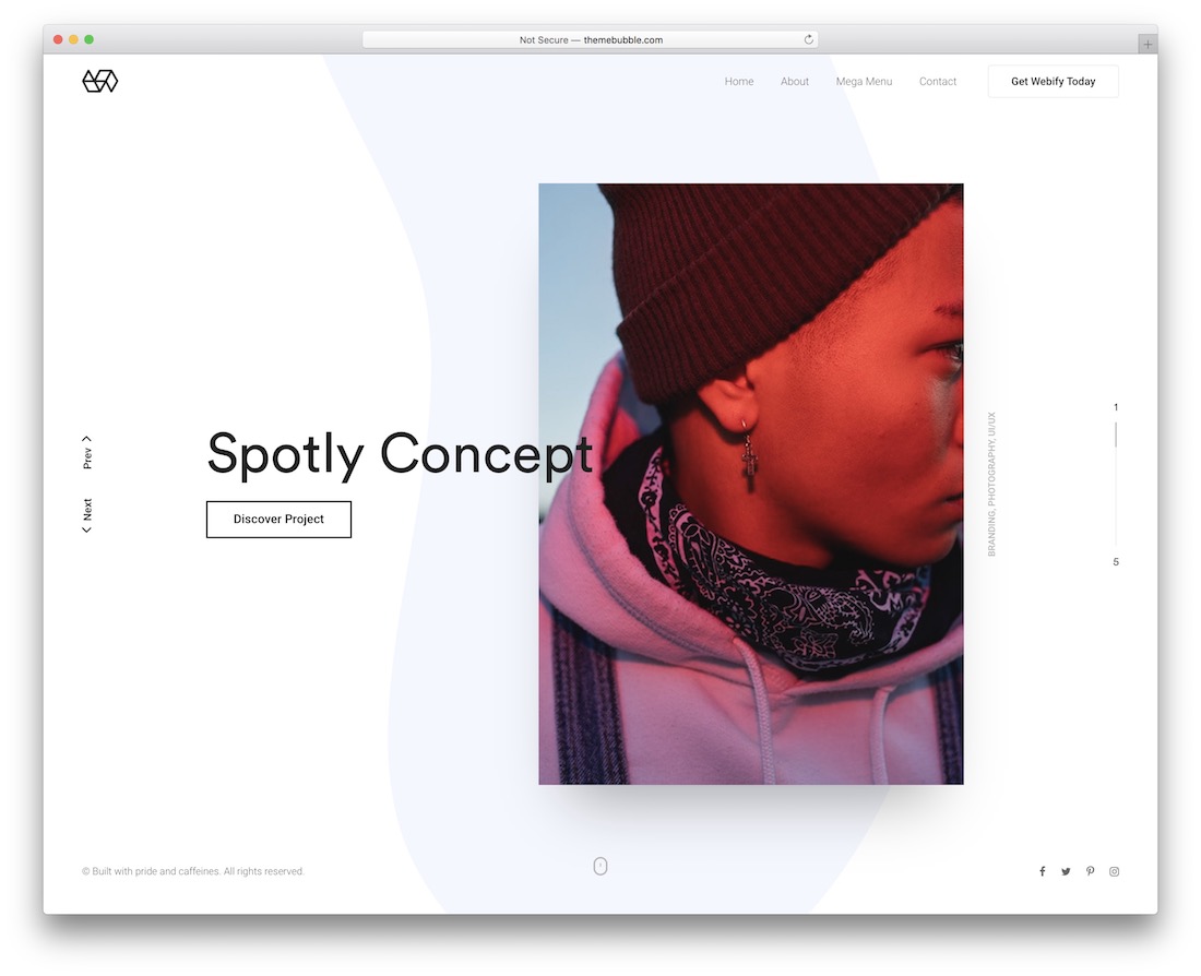 webify tema de wordpress para artistas