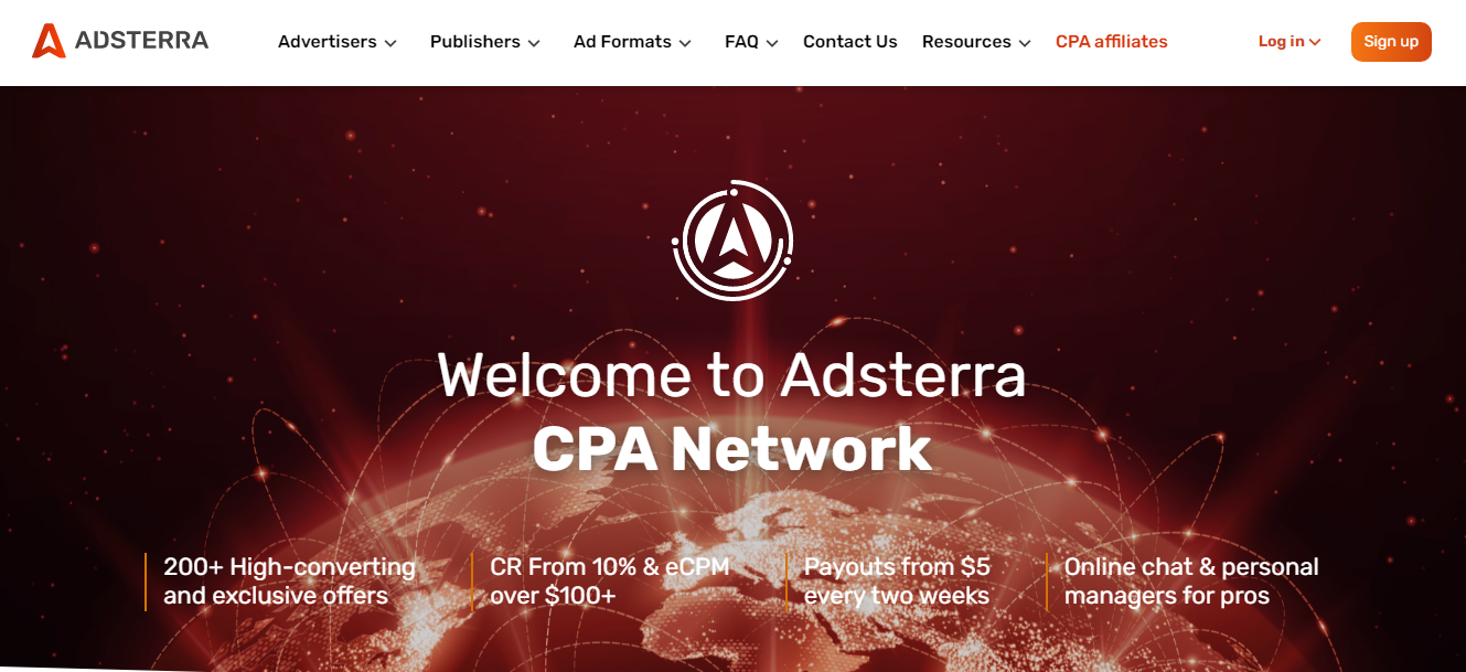 Adsterra CPA Network: тесты внутренним баингом, более 200 профитных офферов и скидки на сервисы