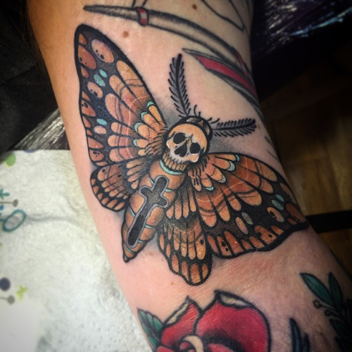 Death Moth Tattoo