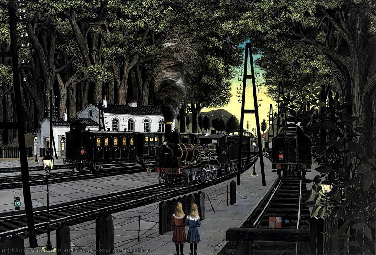 paul delvaux station forestiere