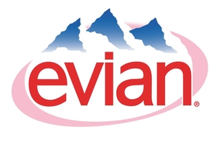 Logotipo de la empresa Evian