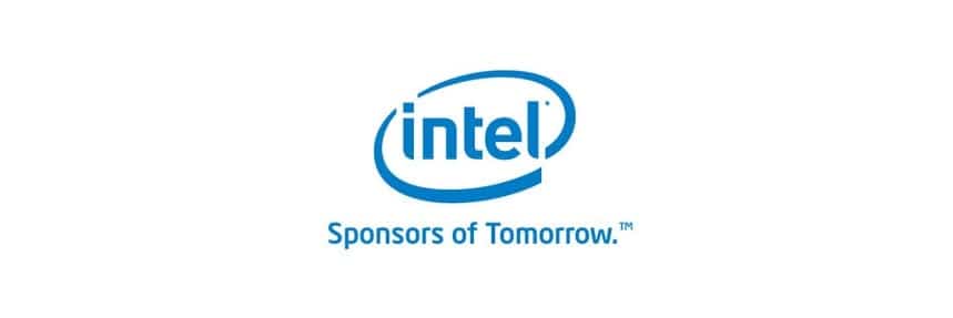 logo Intel avec slogan
