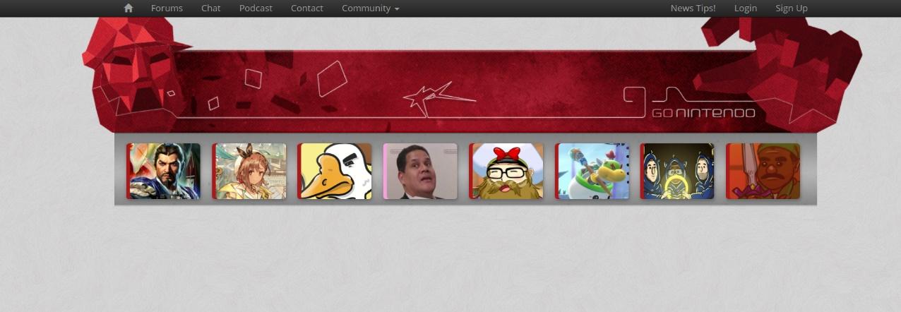 GoNintendo home page