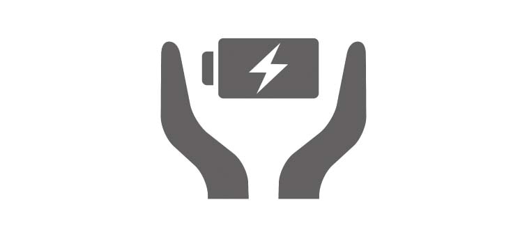 Battery care icon