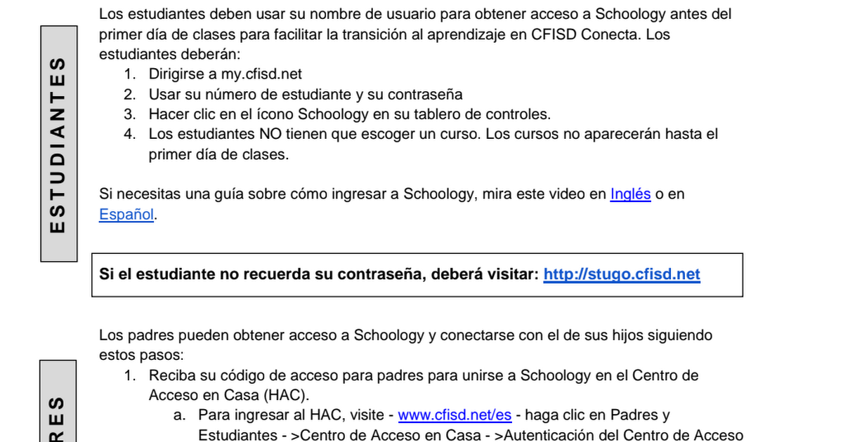 Important Information for Connect Students and Parents Spanish.pdf