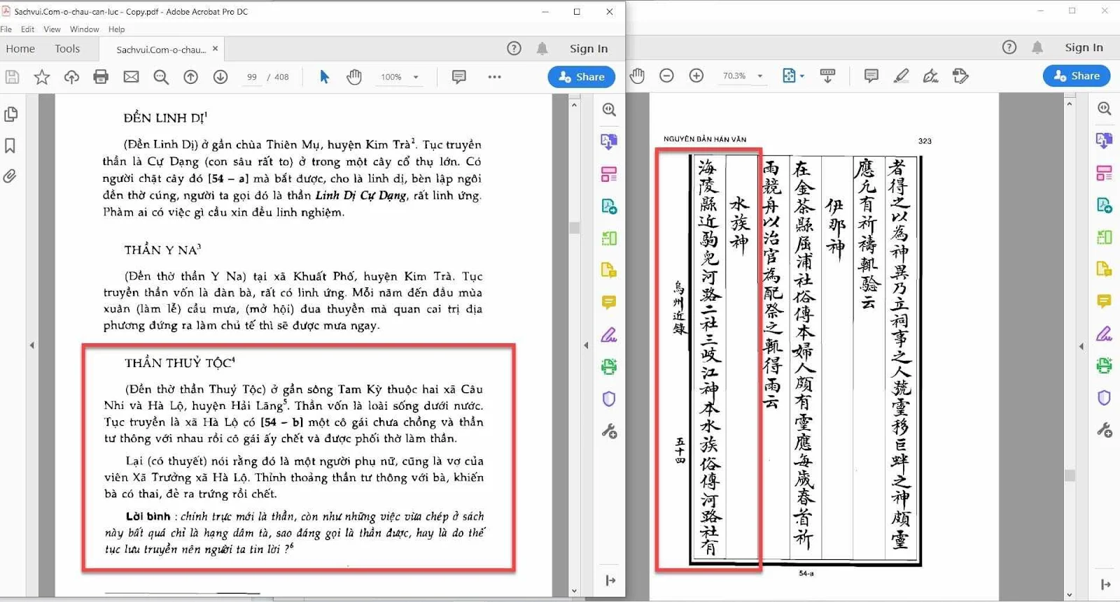 Lại đọc thử đoạn phân tích trong Chương VII quyển Thần Người Đất Việt của thầy Tạ Chí Đại Trường