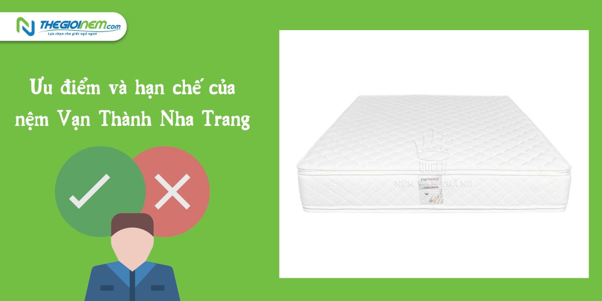 Cửa hàng bán nệm Vạn Thành Nha Trang giá tốt | Thegioinem.com