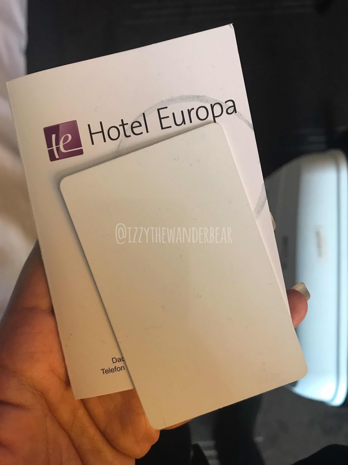 Sweet Escape with Izzy : Hotel Europa