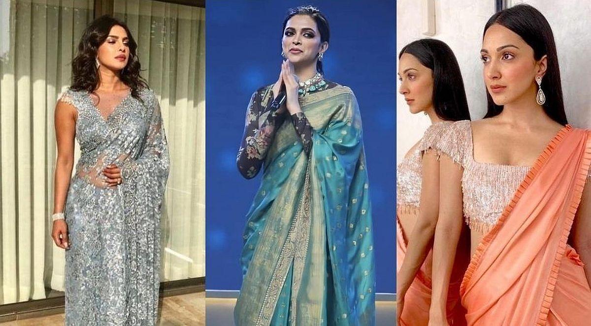 5 Bollywood celebrity saree inspirations for the upcoming wedding season -  Masala