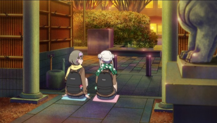 Love Live! Real-life locations in Japan - Chisato and Keke in the Akiba shrine