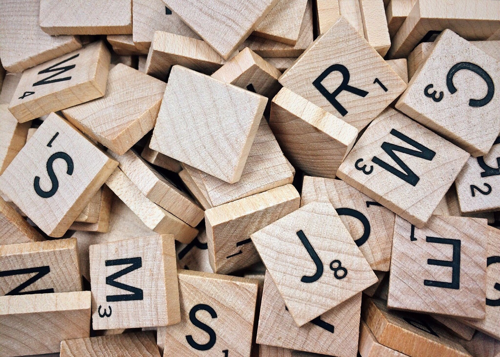 seo for etsy - jumbled scrabble tiles